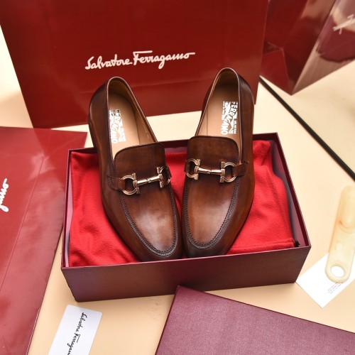 Ferragamo Men shoes 1：1 quality-377