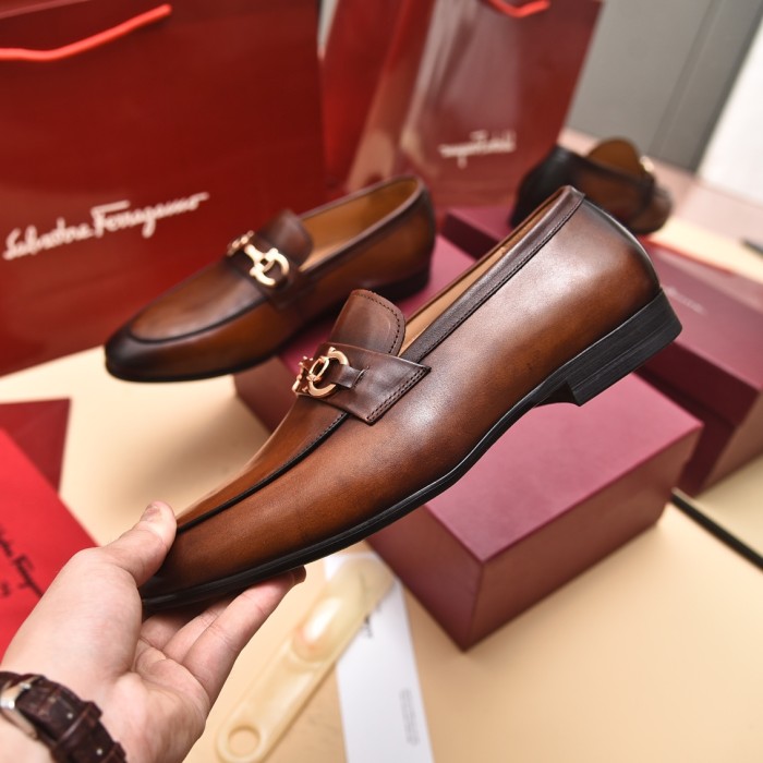 Ferragamo Men shoes 1：1 quality-371