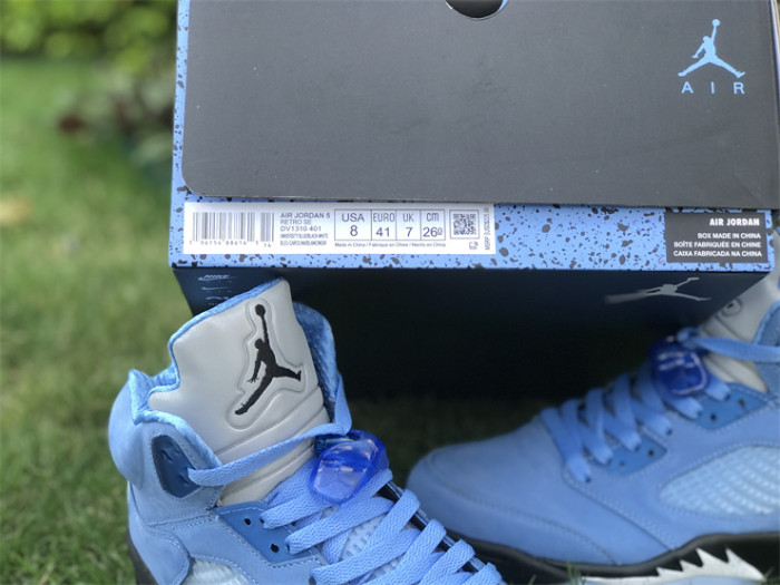 Authentic Air Jordan 5 “UNC