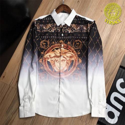 Versace long sleeve shirt men-253(M-XXXL)