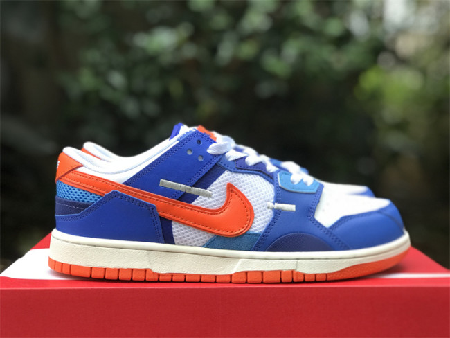 Authentic Nike Dunk Low Scrap Knicks