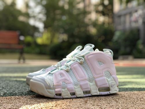 Authentic Nike Air More Uptempo ‘Barely Green’