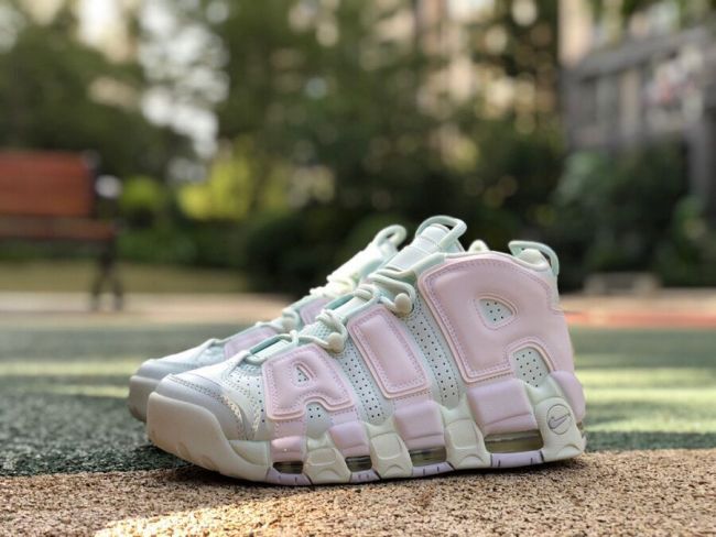Authentic Nike Air More Uptempo ‘Barely Green’