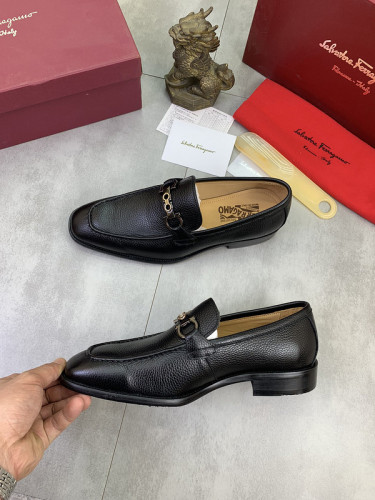 Ferragamo Men shoes 1：1 quality-385