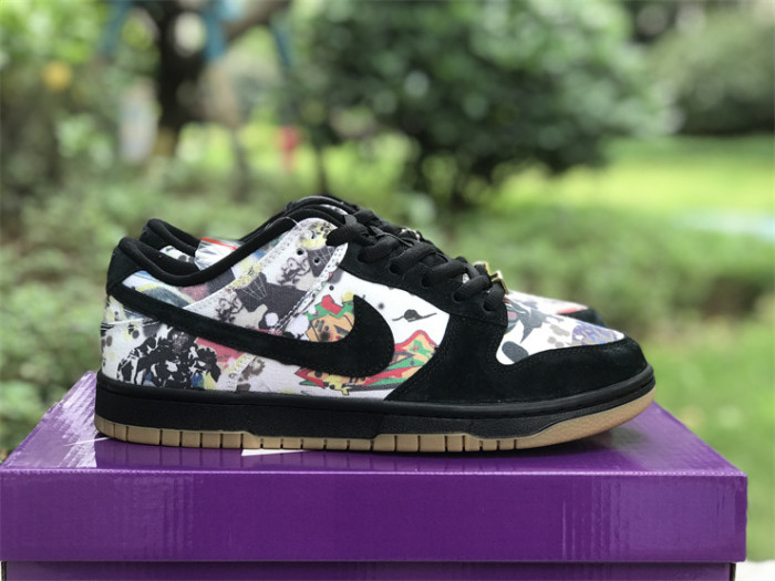 Authentic Supreme x Nike SB Dunk Low “Rammellzee”