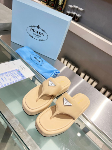 Prada women slippers 1：1 quality-022