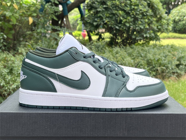 Authentic Air Jordan 1 Low Olive Green