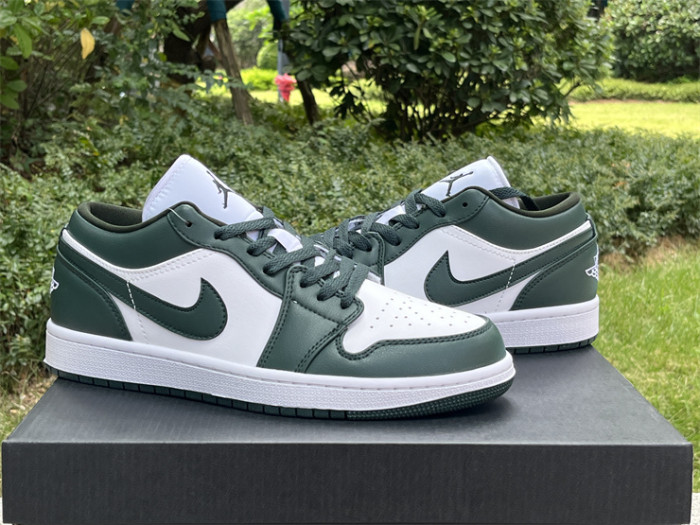 Authentic Air Jordan 1 Low Olive Green