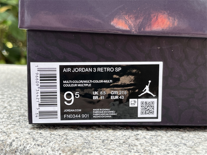 Authentic J Balvin x Air Jordan 3