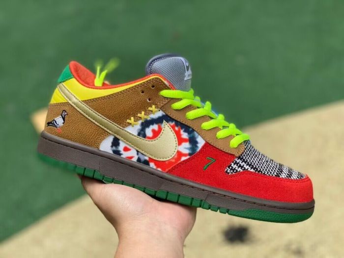 Authentic Nike SB Dunk Low “What The”