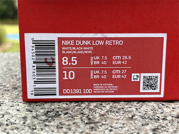 Authentic Nike SB Dunk Low Custom Made DD1391-100