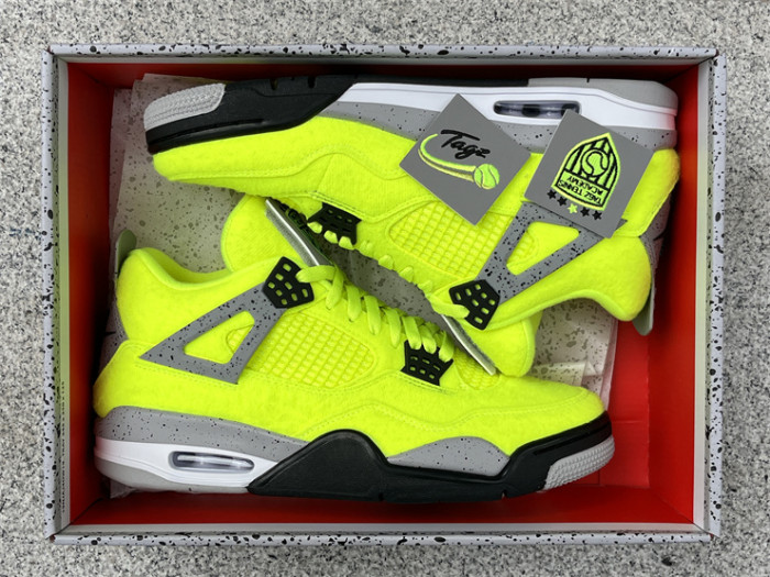 Authentic Air Jordan 4 Tour Yellow