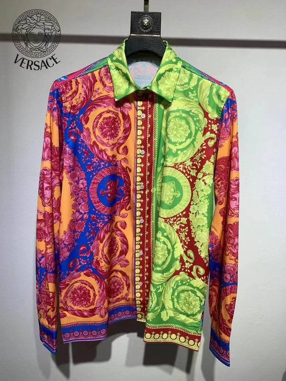 Versace long sleeve shirt men-291(S-XXL)