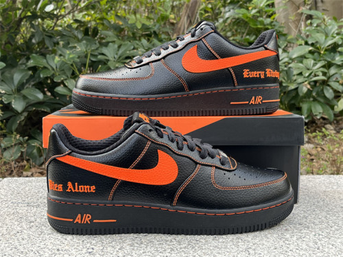 Authentic VLONE x Nike Air Force 1 Low Black