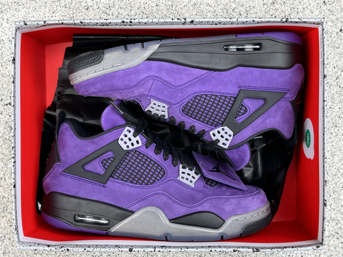 Authentic Travis Scott x Air Jordan 4 Purple(restock)