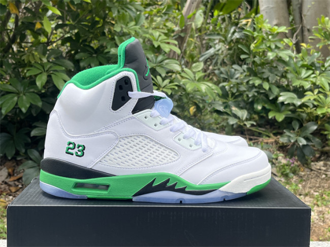 Authentic Air Jordan 5 Lucky Green