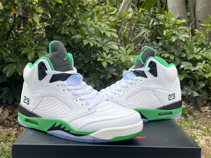 Authentic Air Jordan 5 Lucky Green