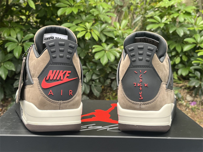 Authentic Travis Scott x Air Jordan 4 Dark Mocha