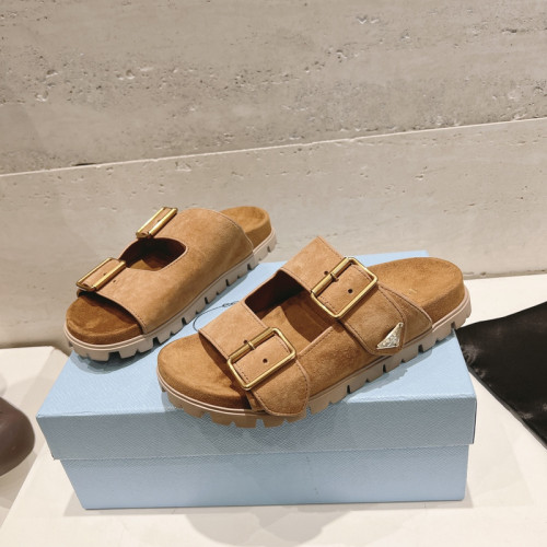 Prada women slippers 1：1 quality-084