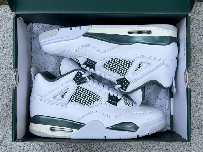 Authentic Air Jordan 4 Oxidized Green