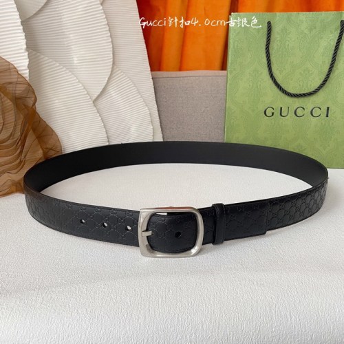 Super Perfect Quality G Belts(100% Genuine Leather,steel Buckle)-4532