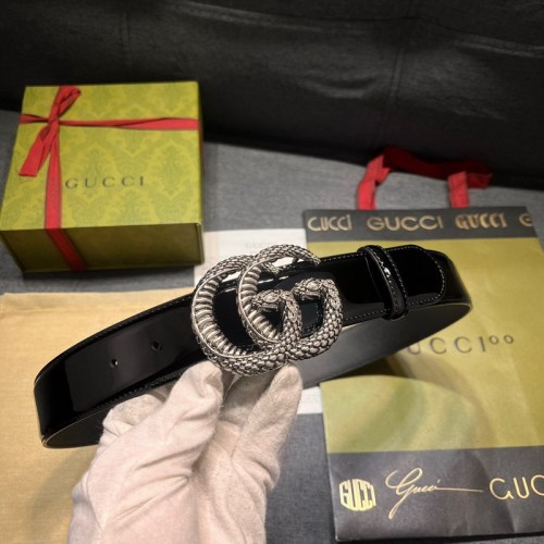 Super Perfect Quality G Belts(100% Genuine Leather,steel Buckle)-4527