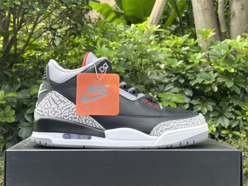 Super Max Air Jordan 3 “Black Cement” 2024