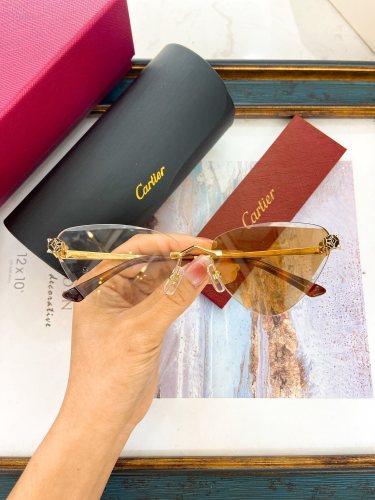 Cartier Sunglasses AAAA-7633