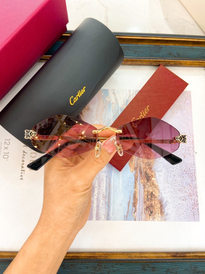 Cartier Sunglasses AAAA-7572