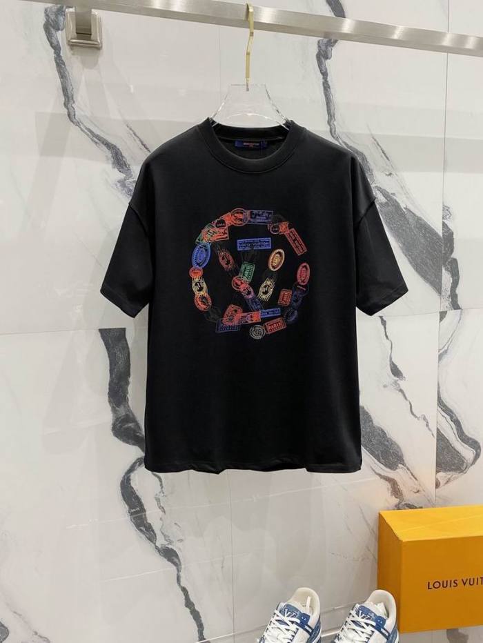 LV  t-shirt men-8460(XS-L)