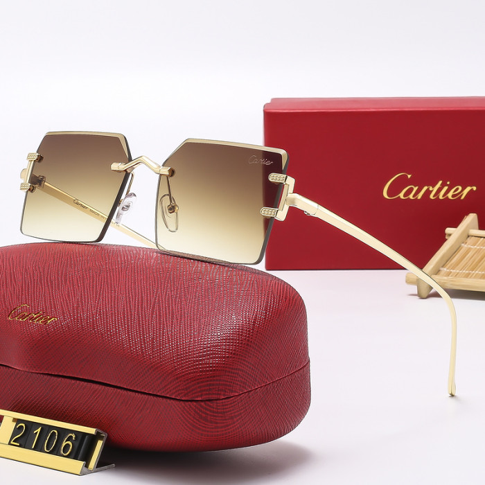 Cartier Sunglasses AAA-2333