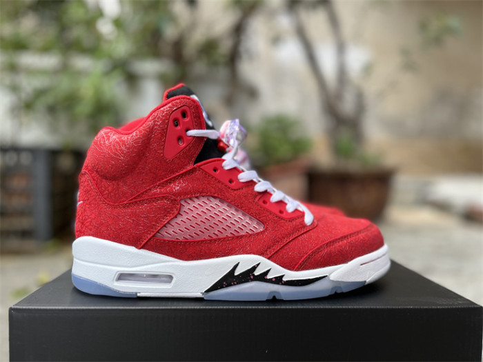 Authentic Air Jordan 5 Retro Red