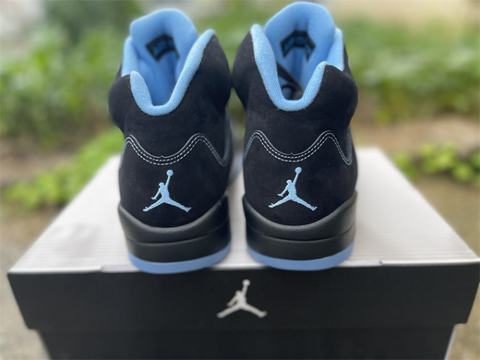 Authentic Air Jordan 5 Retro Black University Blue 2026