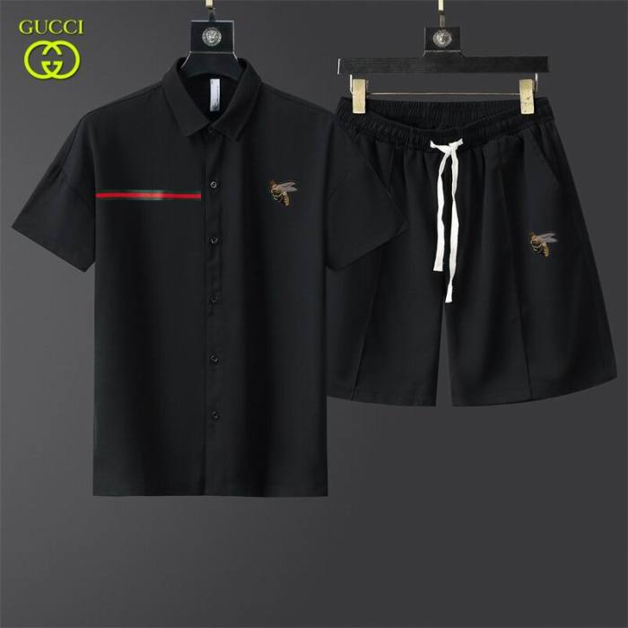 G short sleeve men suit-628(M-XXXL)