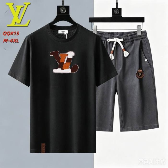 LV short sleeve men suit-337(M-XXXXL)