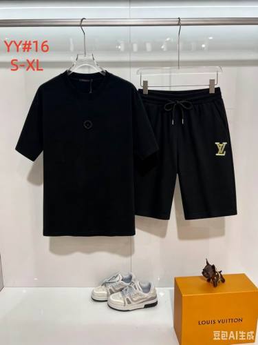 LV short sleeve men suit-353(S-XL)