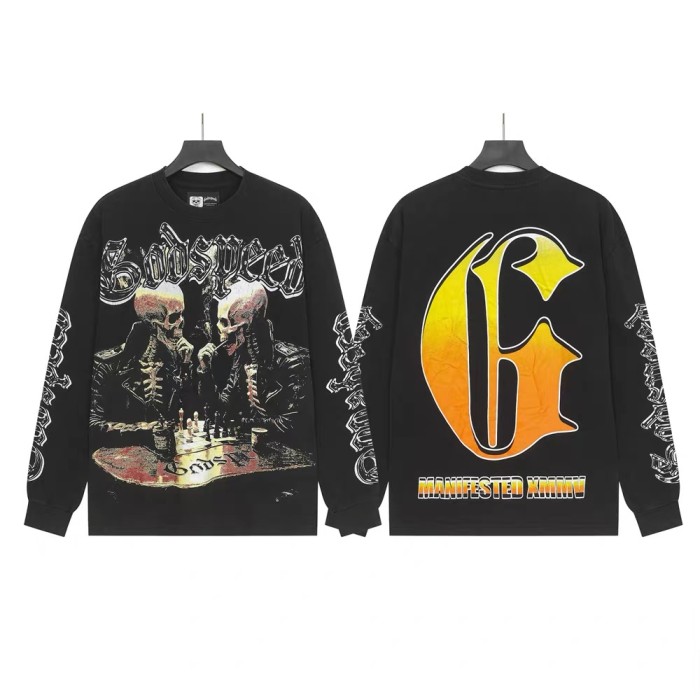 Godspeed Long Sleeve Shirt-014(S-XL)