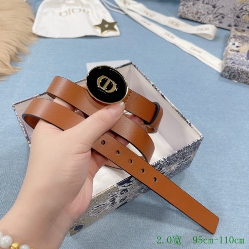 Super Perfect Quality Dior Belts(100% Genuine Leather,steel Buckle)-905