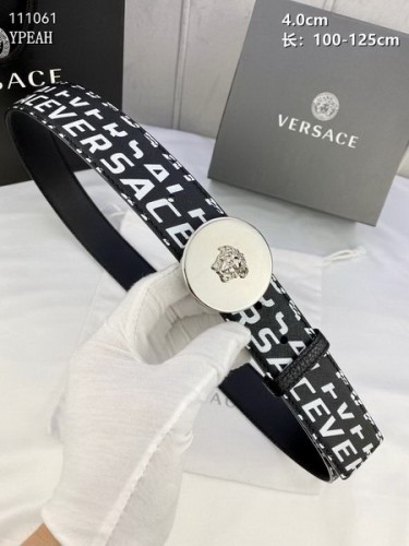 Super Perfect Quality Versace Belts(100% Genuine Leather,Steel Buckle)-807
