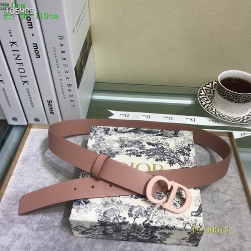 Super Perfect Quality Dior Belts(100% Genuine Leather,steel Buckle)-947