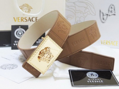 Super Perfect Quality Versace Belts(100% Genuine Leather,Steel Buckle)-838