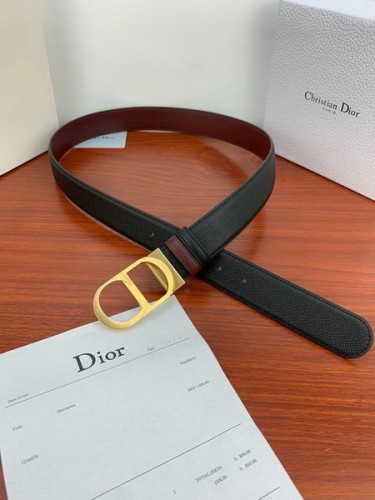 Super Perfect Quality Dior Belts(100% Genuine Leather,steel Buckle)-1022