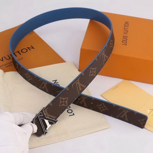 Super Perfect Quality LV Belts(100% Genuine Leather Steel Buckle)-3495