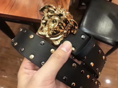 Super Perfect Quality Versace Belts(100% Genuine Leather,Steel Buckle)-997