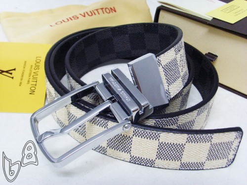 Super Perfect Quality LV Belts(100% Genuine Leather Steel Buckle)-4164