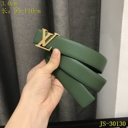 Super Perfect Quality LV Belts(100% Genuine Leather Steel Buckle)-3196