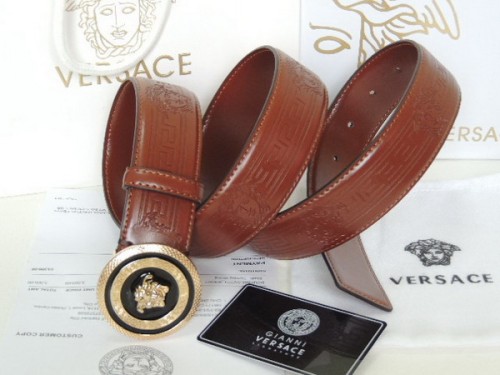 Super Perfect Quality Versace Belts(100% Genuine Leather,Steel Buckle)-858