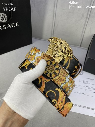 Super Perfect Quality Versace Belts(100% Genuine Leather,Steel Buckle)-970