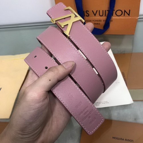 Super Perfect Quality LV Belts(100% Genuine Leather Steel Buckle)-3500