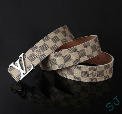 Super Perfect Quality LV Belts(100% Genuine Leather Steel Buckle)-3701